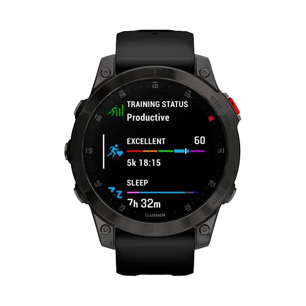 Умные часы Garmin Epix (Gen 2), 47mm, Sapphire Black Titanium (010-02582-11)