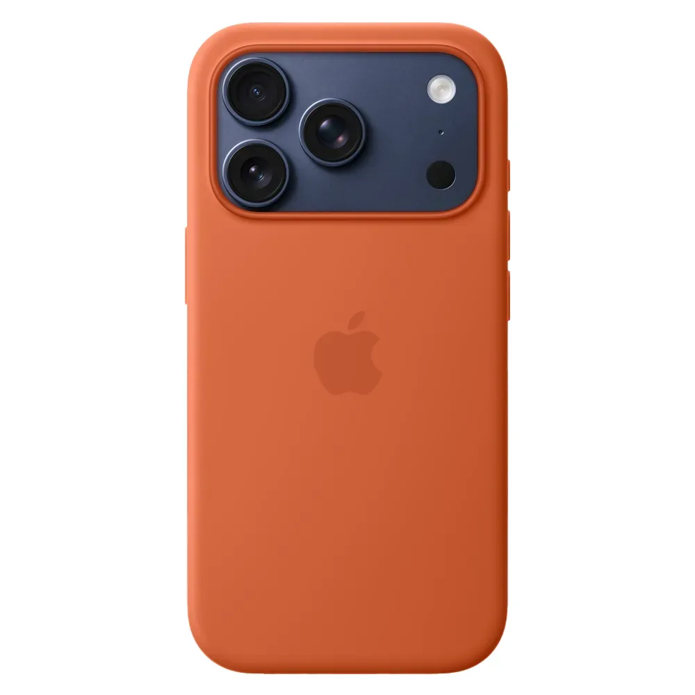 Силиконовый чехол Apple Silicone Case with MagSafe для iPhone 17 Pro, Terra Cotta