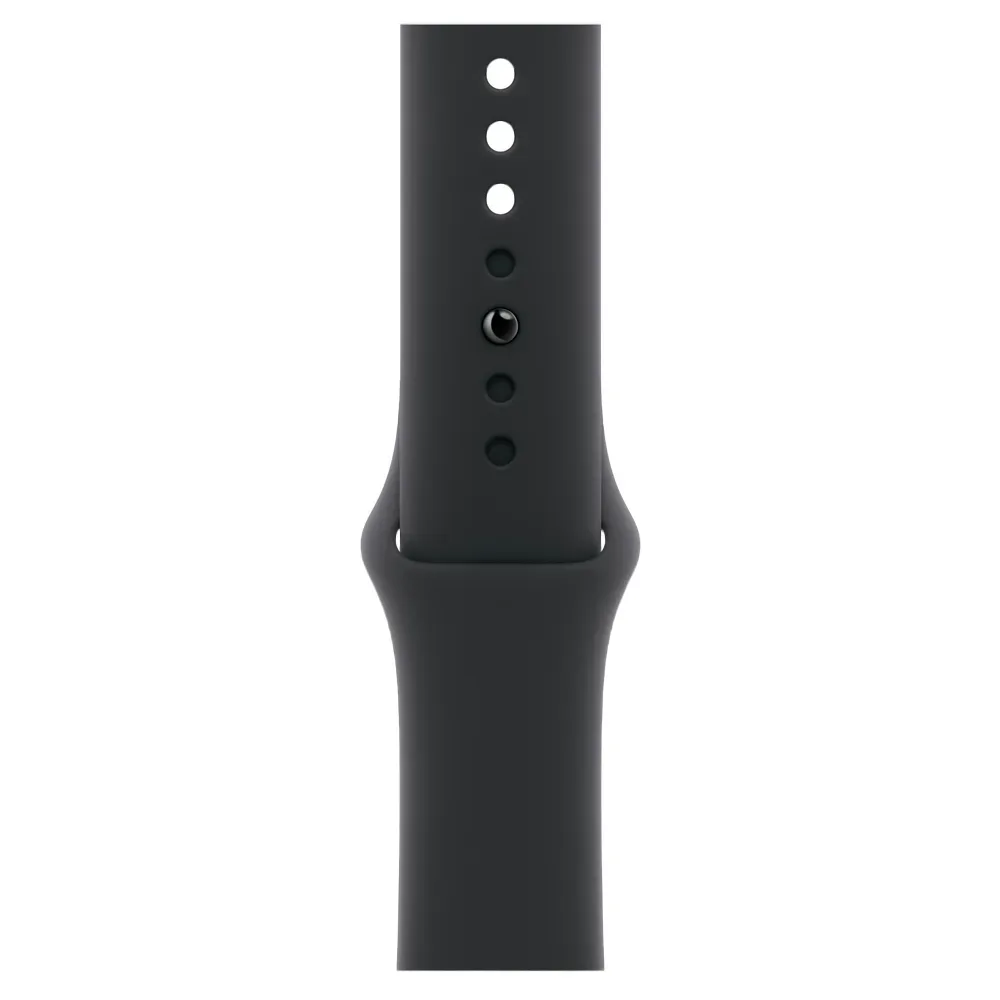 Умные часы Apple Watch Series 11 GPS, 46mm, Silver Aluminium Case with Black Sport Band, M/L