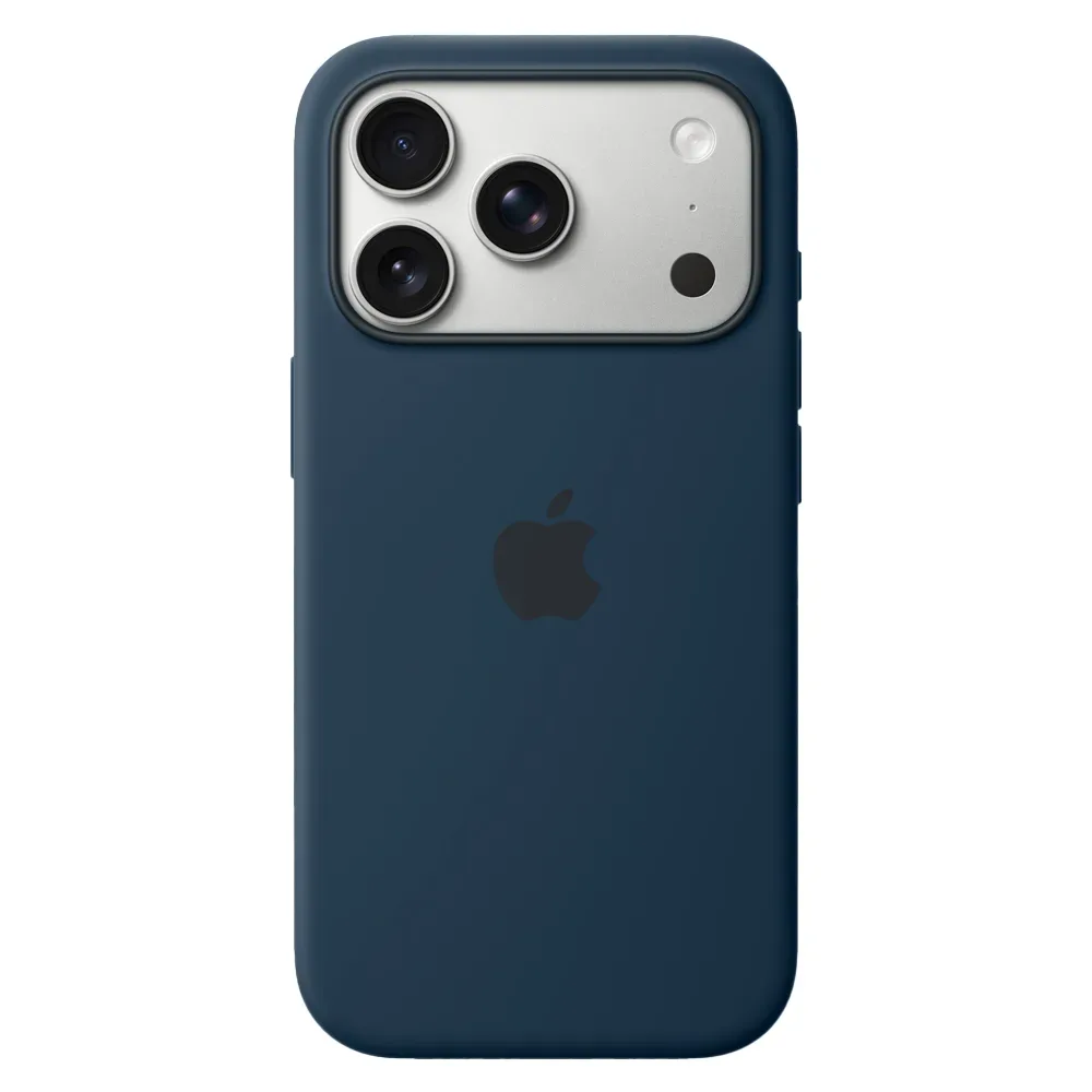 Силиконовый чехол Apple Silicone Case with MagSafe для iPhone 17 Pro, Midnight