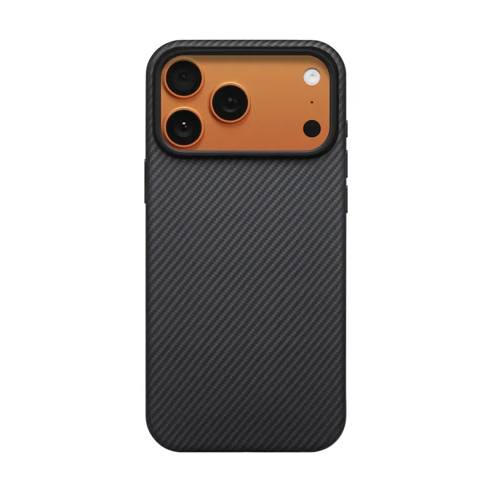 Чехол PITAKA Aramid UltraGuard Case для Apple iPhone 17 Pro Max MagSafe, Black/Gray
