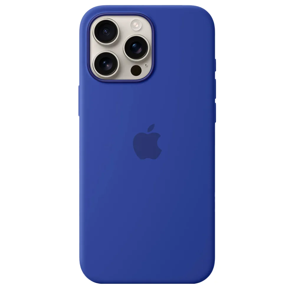 Силиконовый чехол с поддержкой MagSafe Apple Silicone Case для iPhone 16 Pro Max, Ultramarine (Ультрамарин)