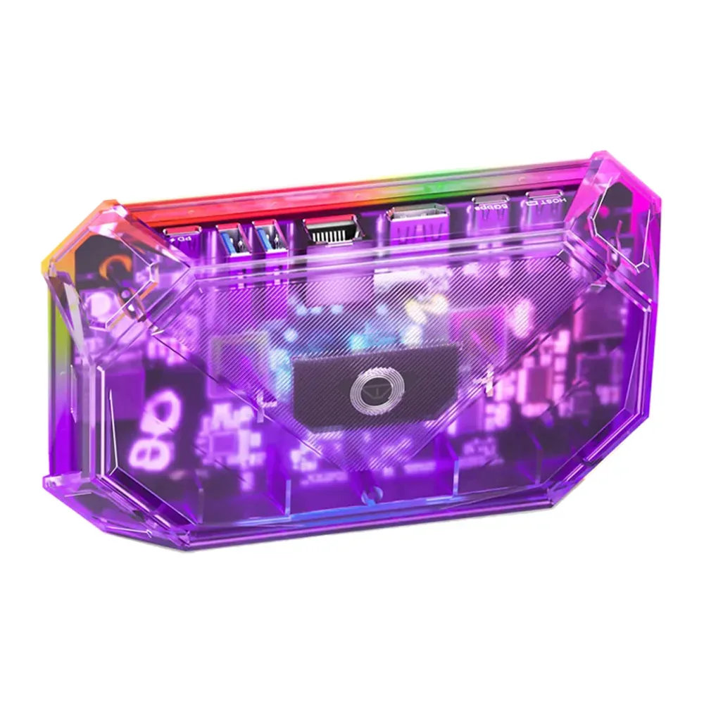 Док-станция JSAUX 8-Port RGB Docking Station HB0801, Clear (Прозрачный)