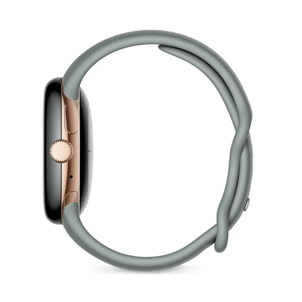 Умные часы Google Pixel Watch Wi-Fi 41mm, Champagne Gold/Hazel (Золотистый шампанский корпус, ремешок цвета орешник)