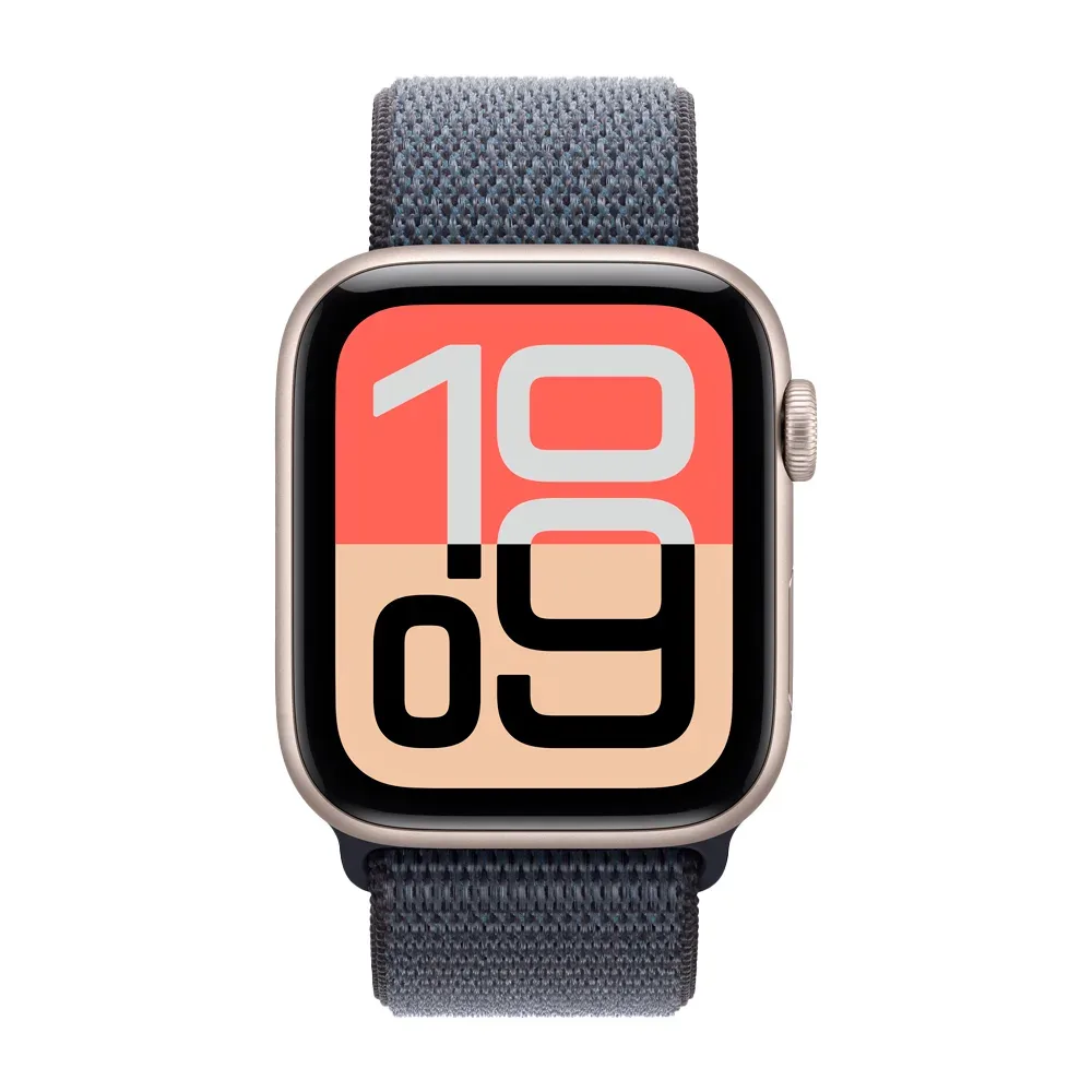 Умные часы Apple Watch SE 3 (2025) GPS, 44mm, Starlight Aluminium Case with Anchor Blue Sport Loop