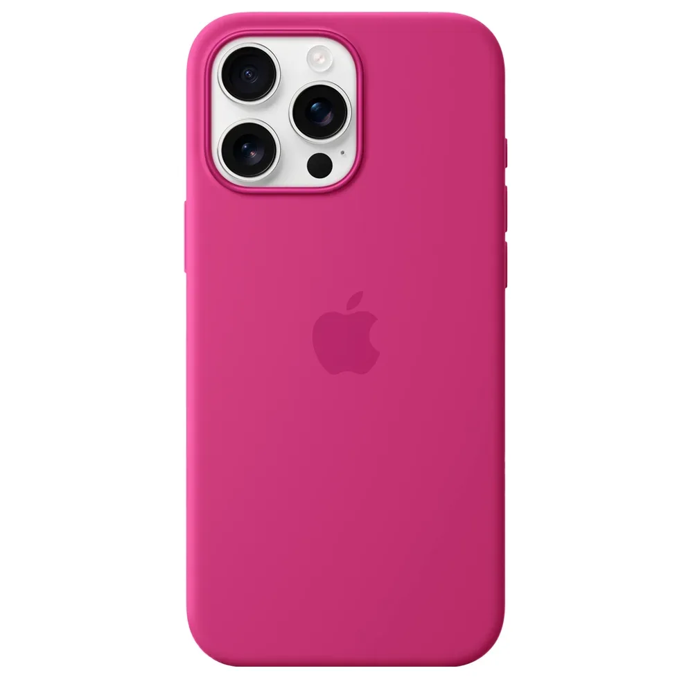 Силиконовый чехол с поддержкой MagSafe Apple Silicone Case для iPhone 16 Pro Max, Fuchsia (Фуксия)