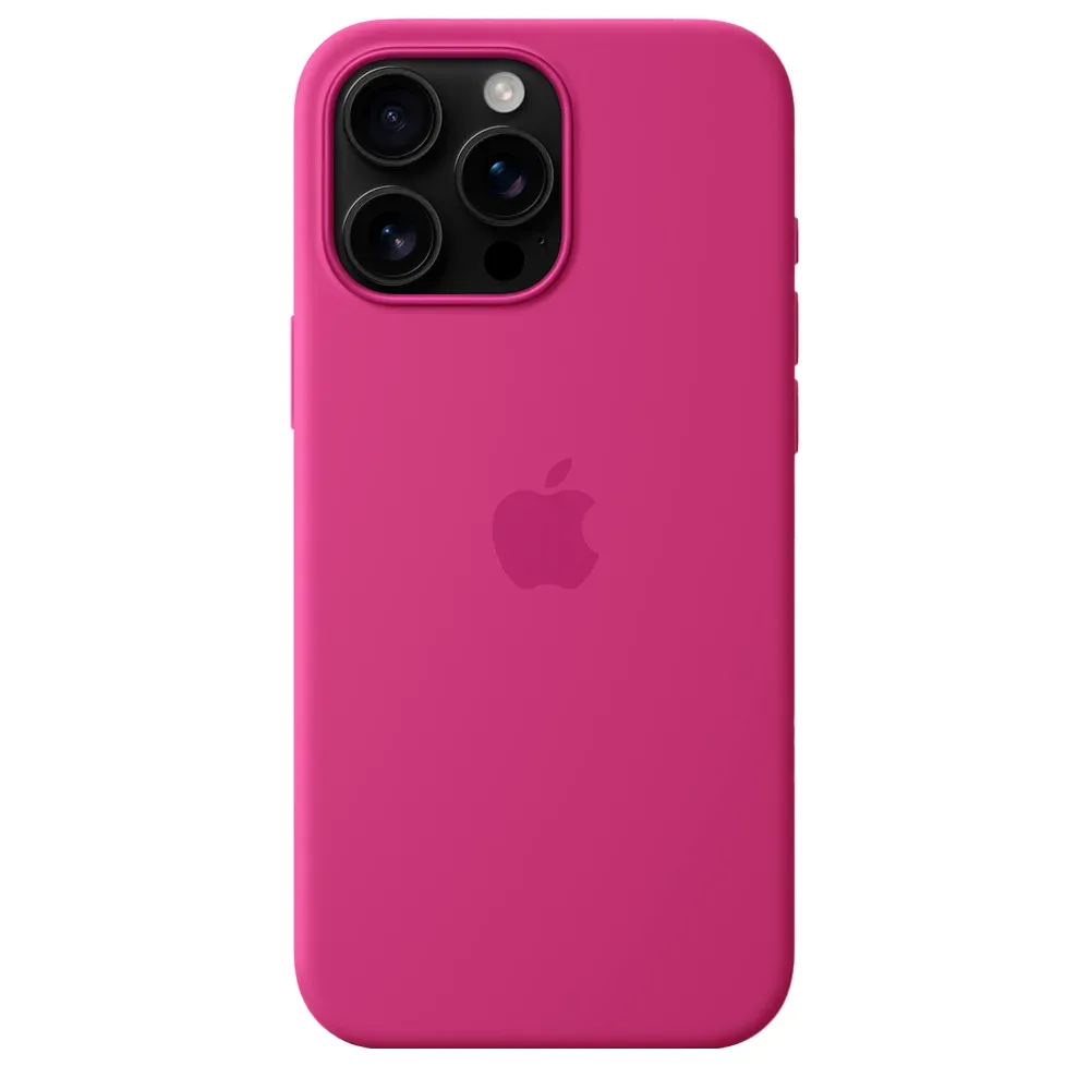 Силиконовый чехол с поддержкой MagSafe Apple Silicone Case для iPhone 16 Pro Max, Fuchsia (Фуксия)