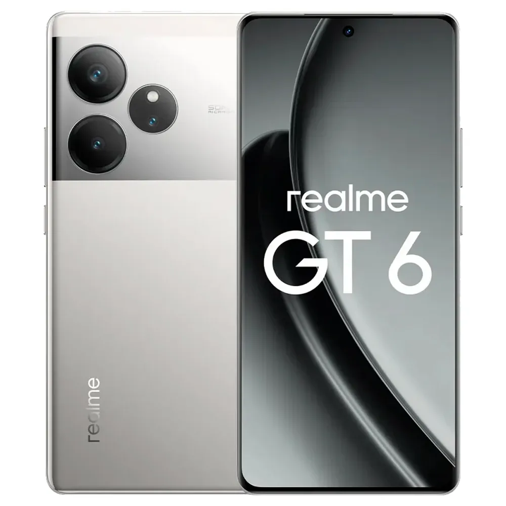 Смартфон Realme GT6 16/512GB, Silver (Зеркальный серебристый)