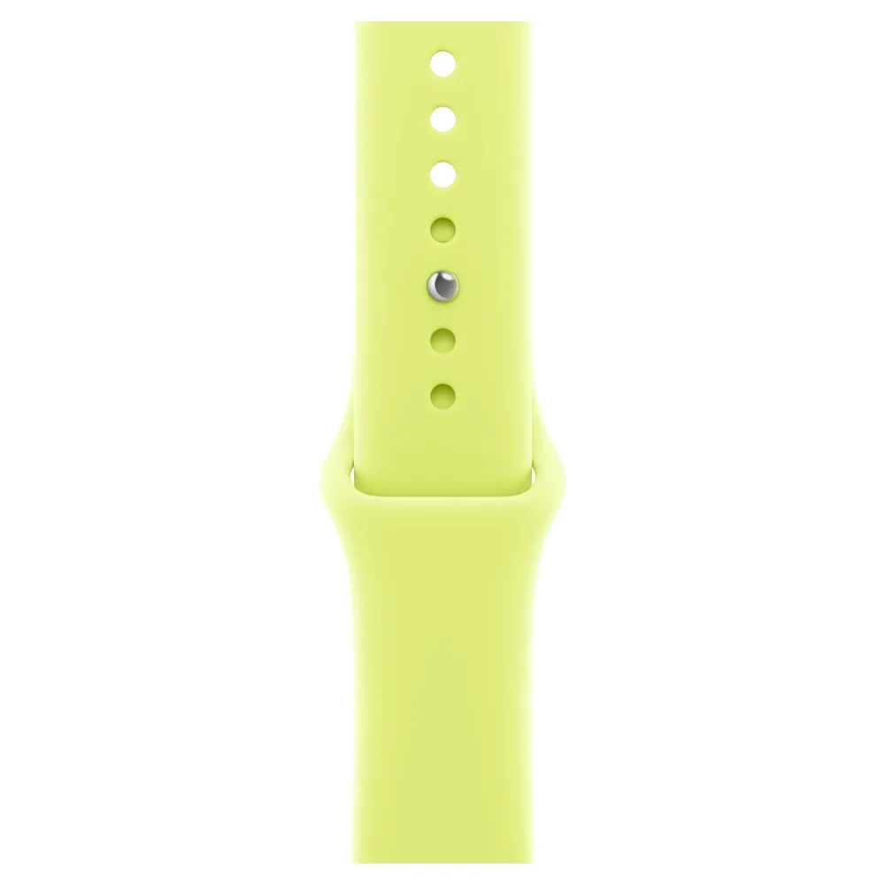Умные часы Apple Watch Series 11 GPS, 46mm, Space Gray Aluminium Case with Neon Yellow Sport Band, S/M