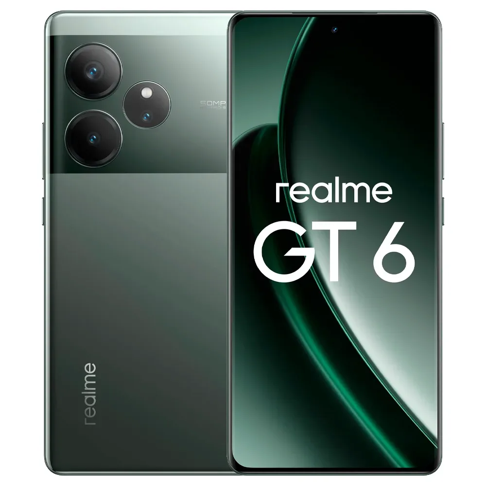 Смартфон Realme GT6 16/512GB, Green (Зеленый туман)