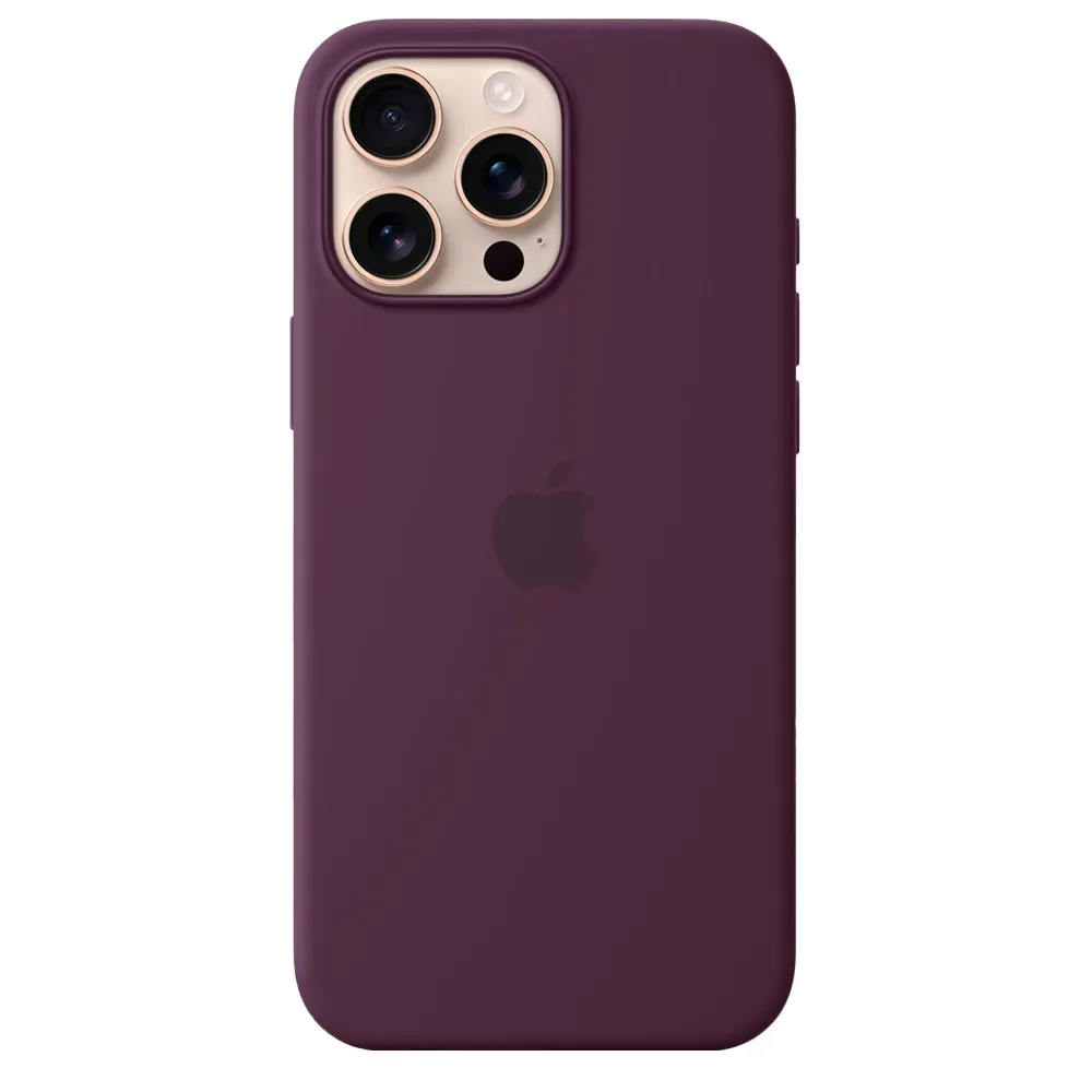 Силиконовый чехол с поддержкой MagSafe Apple Silicone Case для iPhone 16 Pro Max, Plum (Сливовый)