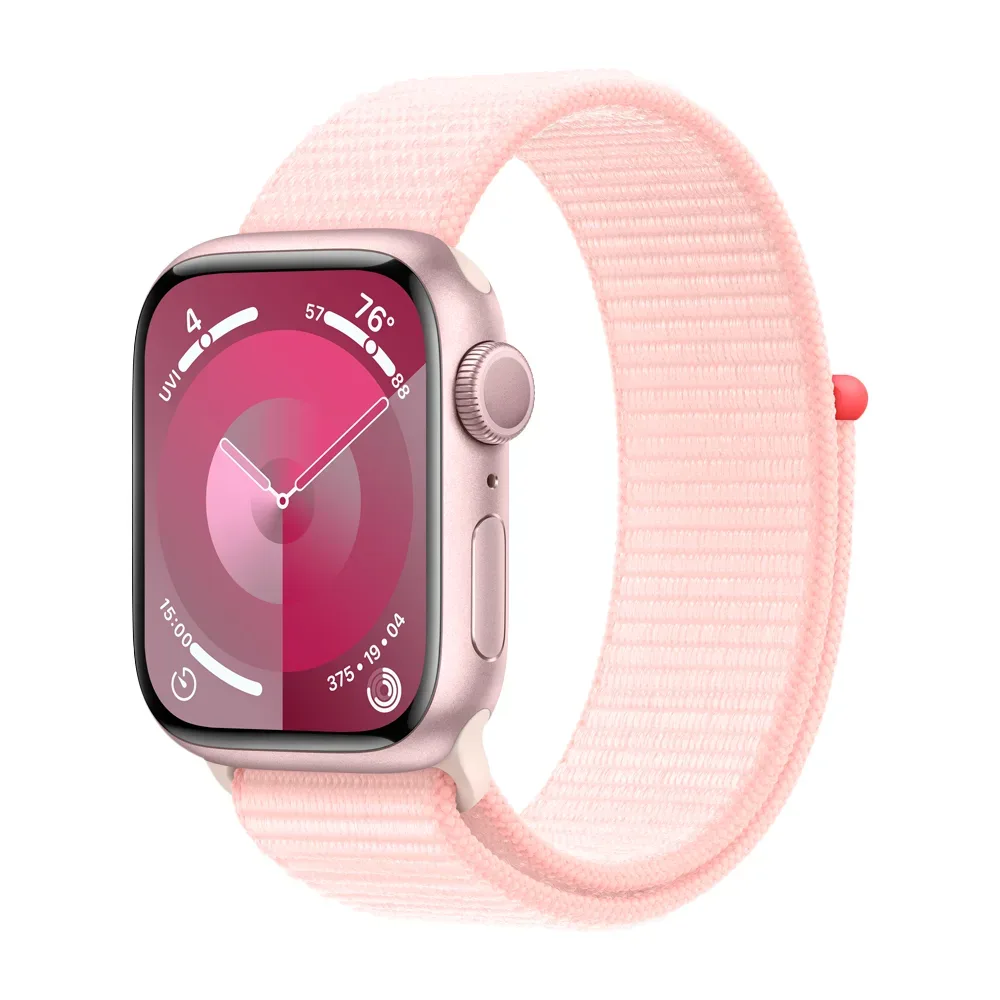 Умные часы Apple Watch Series 9 GPS, 41mm, Aluminium Case with Sport Loop, Pink (Розовый)