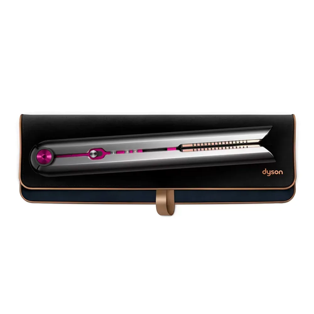 Выпрямитель для волос Dyson HS03 Gift Edition с набором расчесок, Nickel / Fuchsia (Никель / Фуксия)
