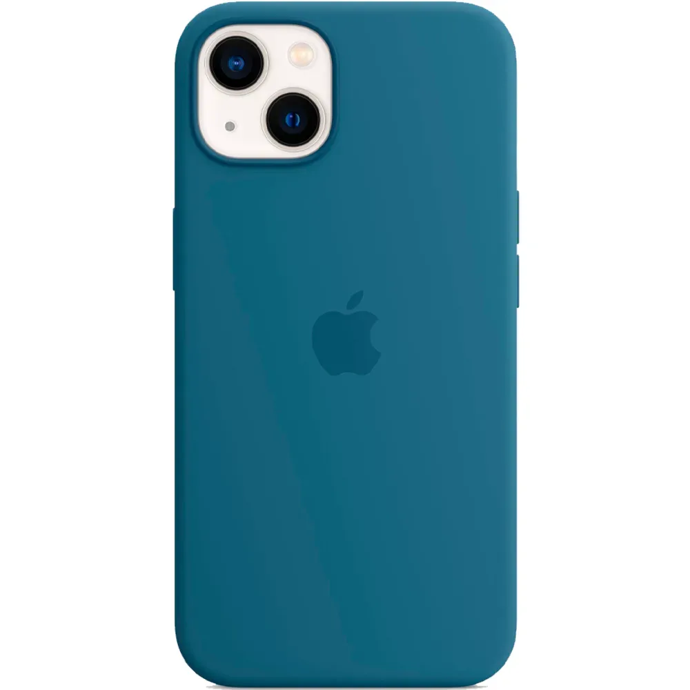 Силиконовый чехол с поддержкой MagSafe Apple Silicone Case для iPhone 13, Blue Jay (Полярная лазурь)
