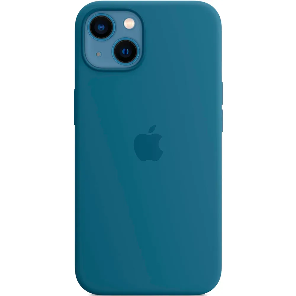 Силиконовый чехол с поддержкой MagSafe Apple Silicone Case для iPhone 13, Blue Jay (Полярная лазурь)