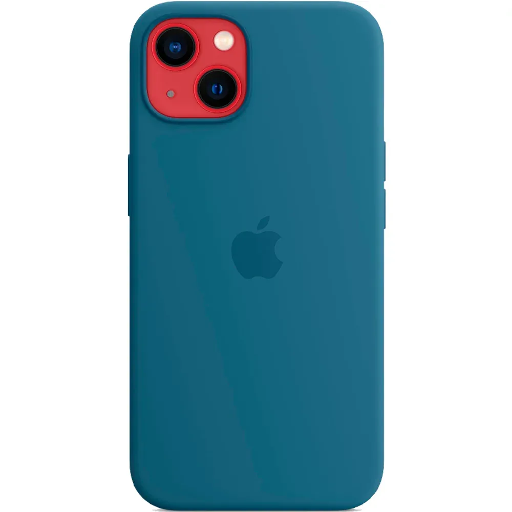 Силиконовый чехол с поддержкой MagSafe Apple Silicone Case для iPhone 13, Blue Jay (Полярная лазурь)