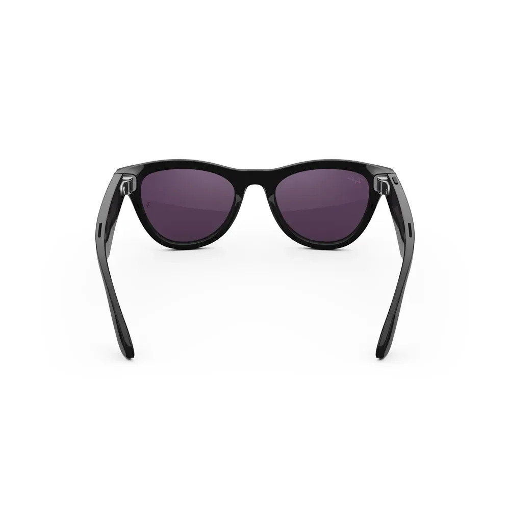 Умные очки Ray-Ban Skyler Shiny Black / Transitions Amethyst, 150 - 52 (RW4010)