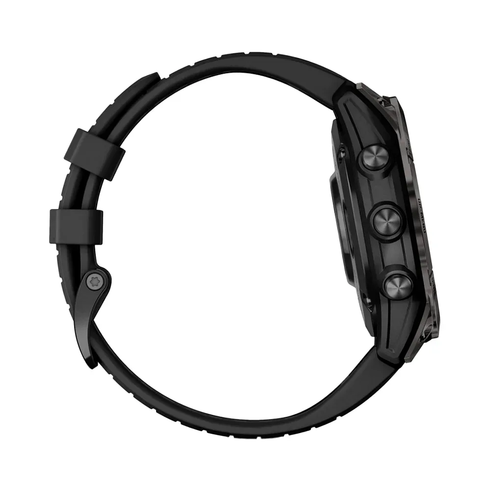 Умные часы Garmin Epix Pro (Gen 2), 47mm, Sapphire Edition Carbon Gray DLC Titanium with Black Band (010-02803-11)