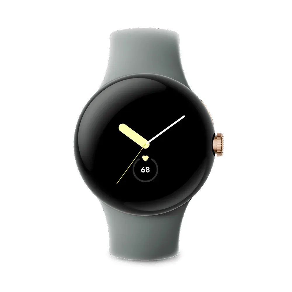 Умные часы Google Pixel Watch Wi-Fi + LTE 41mm, Champagne Gold/Hazel (Золотистый шампанский корпус, ремешок цвета орешник)