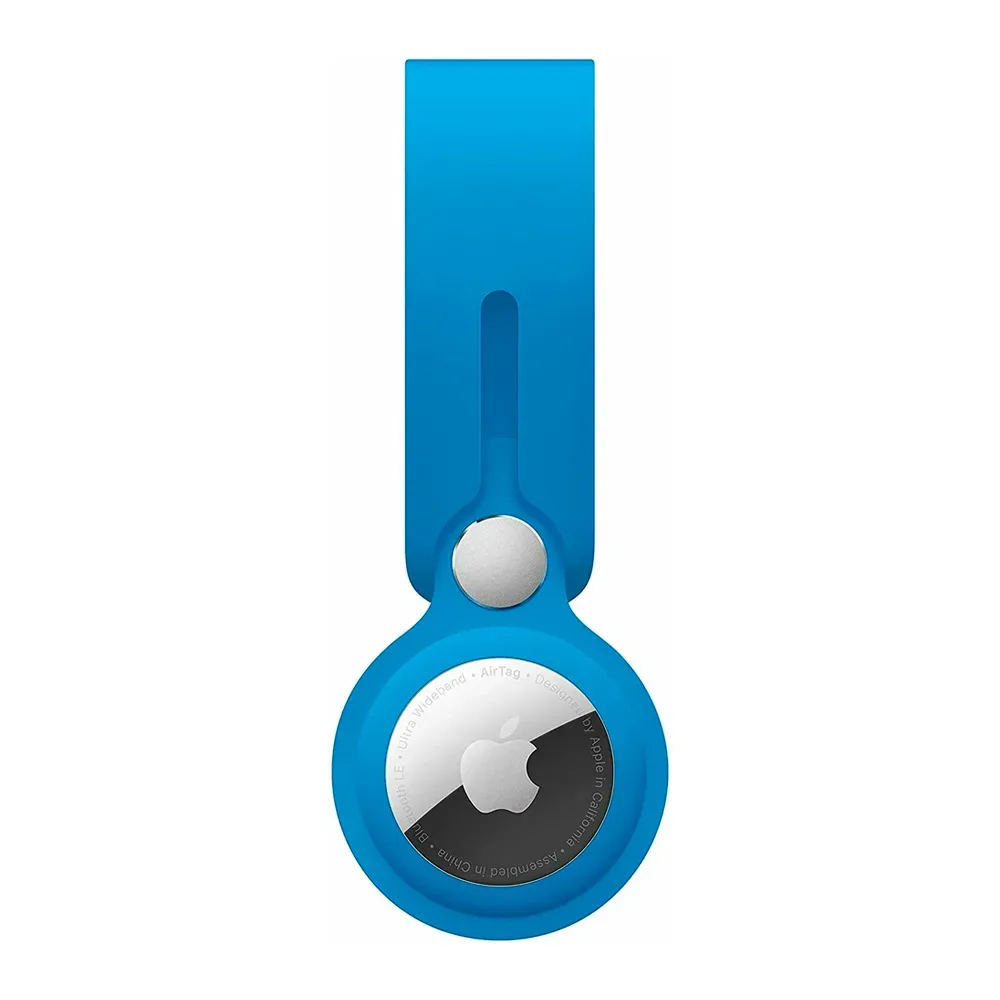 Полиуретановый брелок-подвеска Apple Loop для AirTag, Capri Blue (Капри)