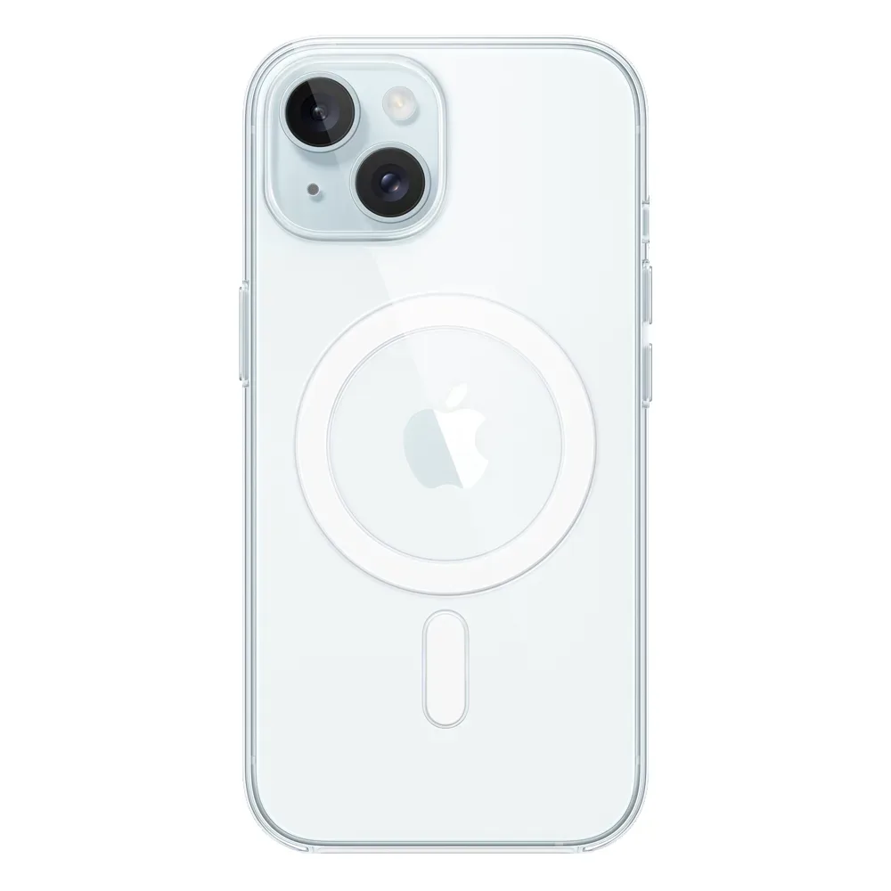Прозрачный чехол с поддержкой MagSafe Apple Clear Case для iPhone 15