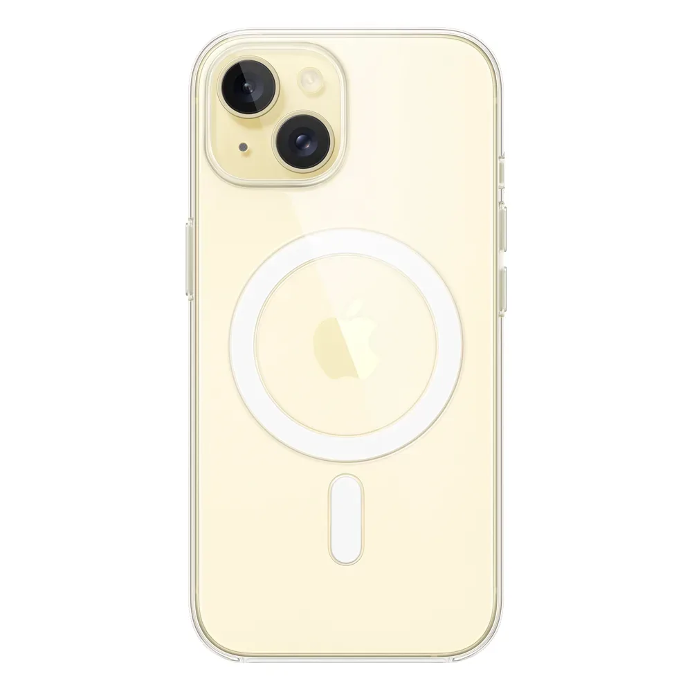 Прозрачный чехол с поддержкой MagSafe Apple Clear Case для iPhone 15