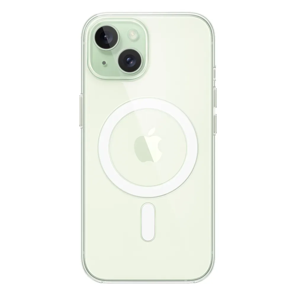 Прозрачный чехол с поддержкой MagSafe Apple Clear Case для iPhone 15