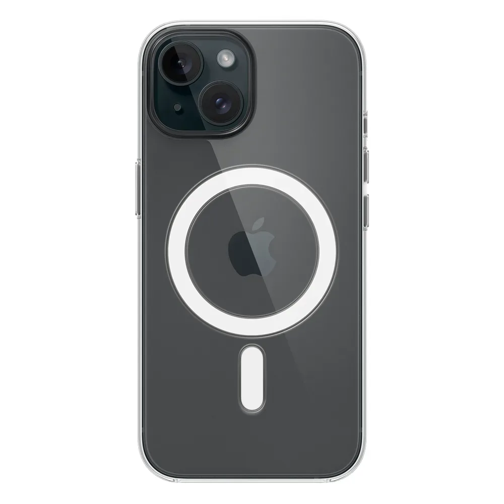 Прозрачный чехол с поддержкой MagSafe Apple Clear Case для iPhone 15
