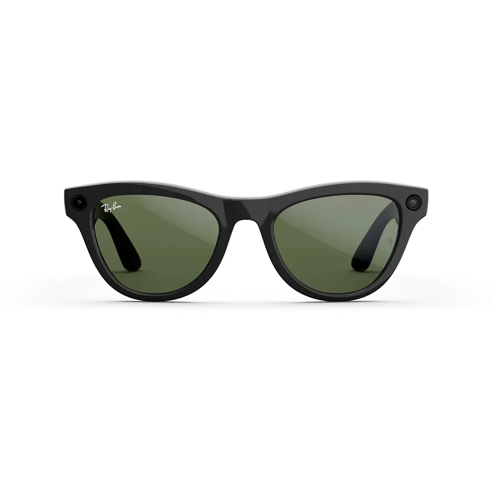Умные очки Ray-Ban Skyler Shiny Black / G-15 Green, 150 - 52 (RW4010)