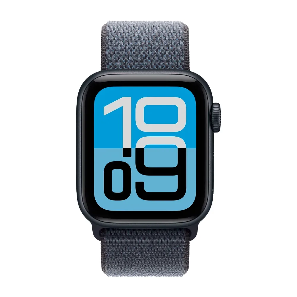 Умные часы Apple Watch SE 3 (2025) GPS, 40mm, Midnight Aluminium Case with Anchor Blue Sport Loop