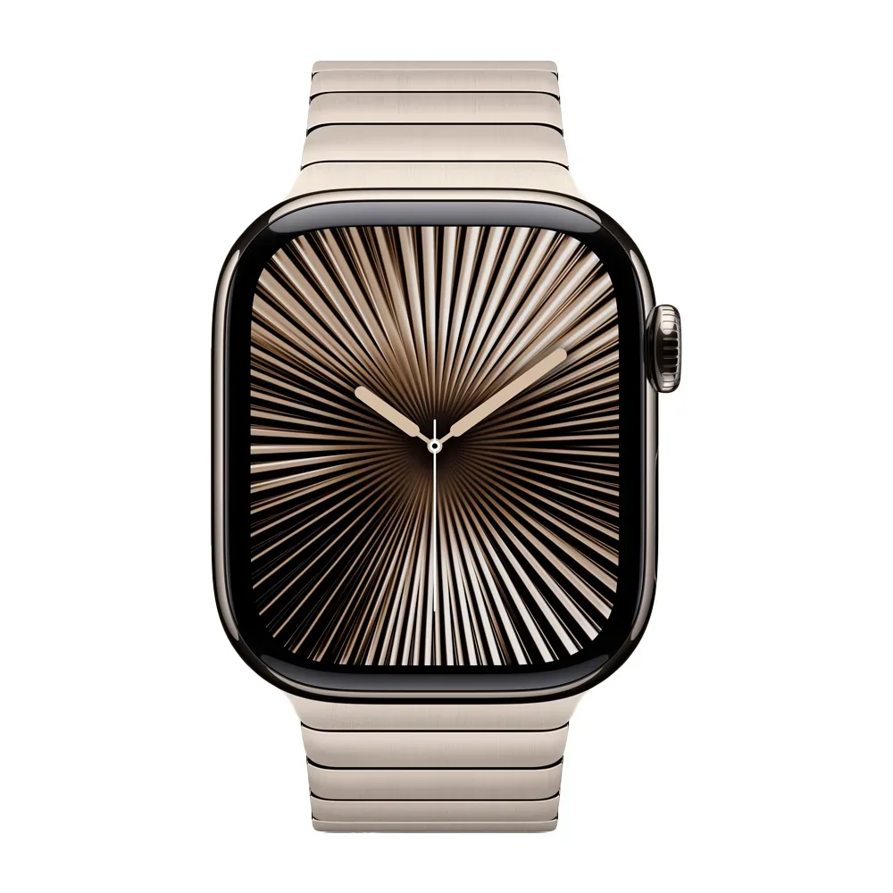 Умные часы Apple Watch Series 10 GPS + Cellular, 42mm, Natural Titanium Case with Link Bracelet, Natural