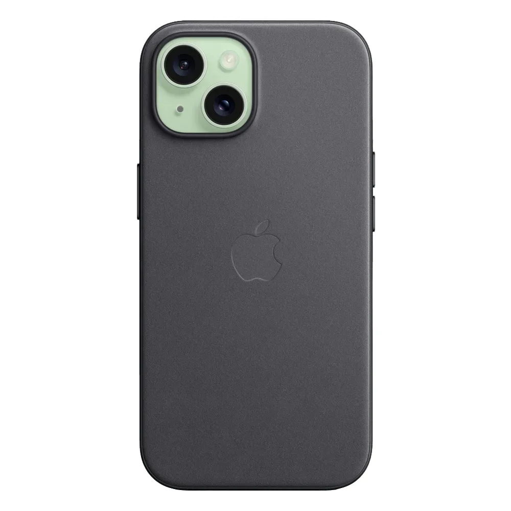 Тканевый чехол с поддержкой MagSafe Apple FineWoven Case для iPhone 15, Black (Черный)