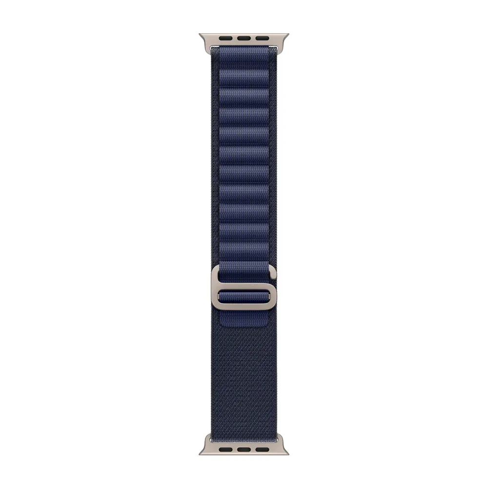 Умные часы Apple Watch Ultra 2 (2024) GPS + Cellular, 49mm, Natural Titanium Case with Navy Alpine Loop S, (Темно-синий)