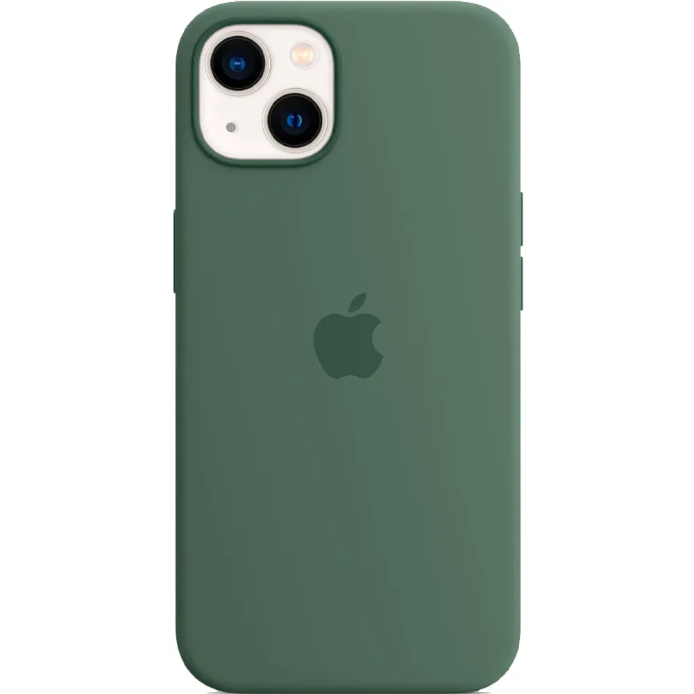 Силиконовый чехол с поддержкой MagSafe Apple Silicone Case для iPhone 13, Eucalyptus (Эвкалипт)