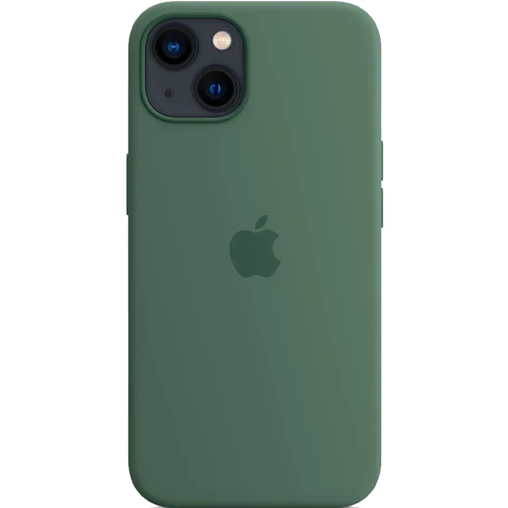 Силиконовый чехол с поддержкой MagSafe Apple Silicone Case для iPhone 13, Eucalyptus (Эвкалипт)