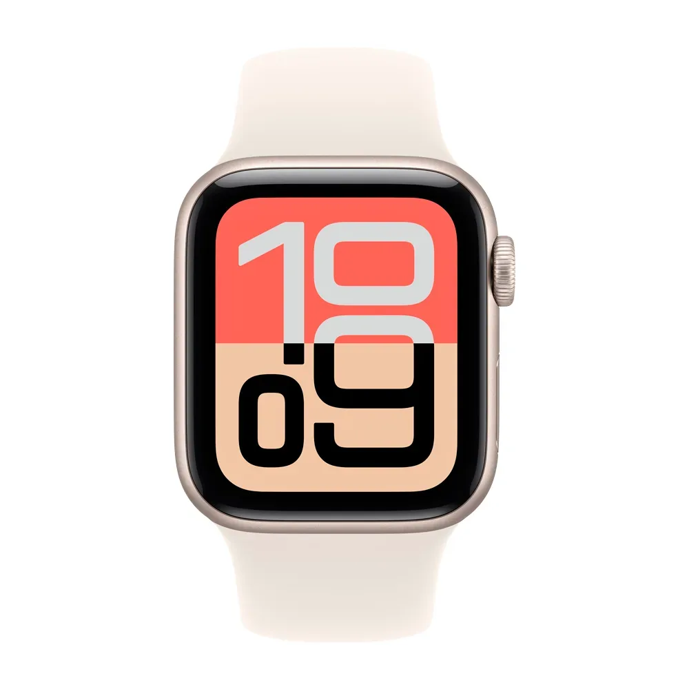 Умные часы Apple Watch SE 3 (2025) GPS, 40mm, Starlight Aluminium Case with Starlight Sport Band, M/L