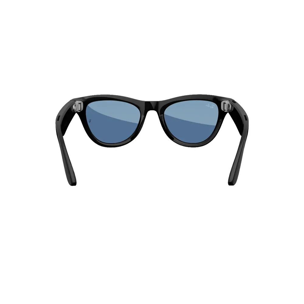 Умные очки Ray-Ban Skyler Shiny Black / Cerulean Blue, 150-52 (RW4010)
