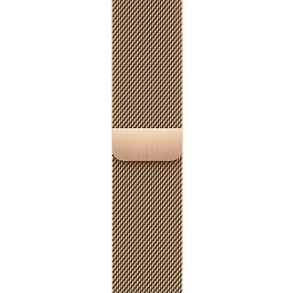 Умные часы Apple Watch Series 9 GPS + Cellular, 41mm, Stainless Steel Case with Gold Milanese Loop (Золотистый)