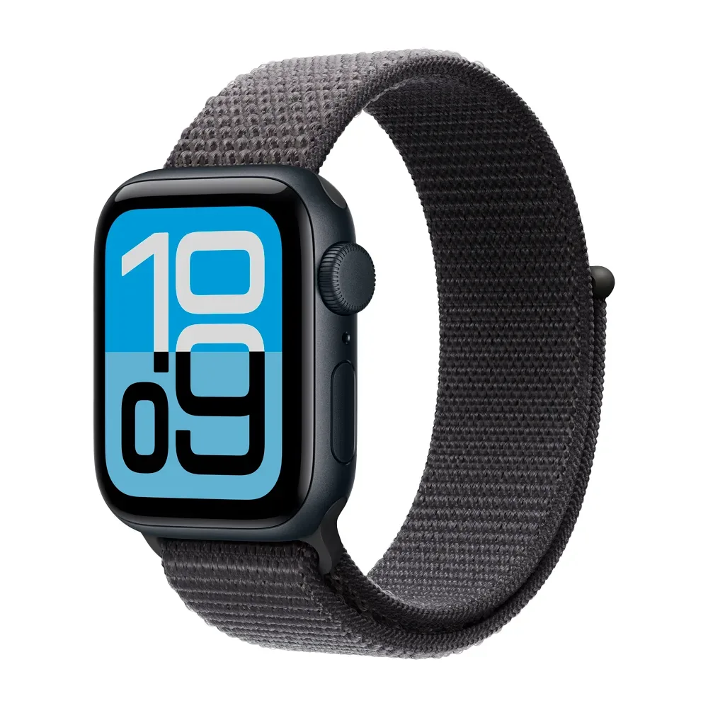 Умные часы Apple Watch SE 3 (2025) GPS, 40mm, Midnight Aluminium Case with Dark Gray Sport Loop