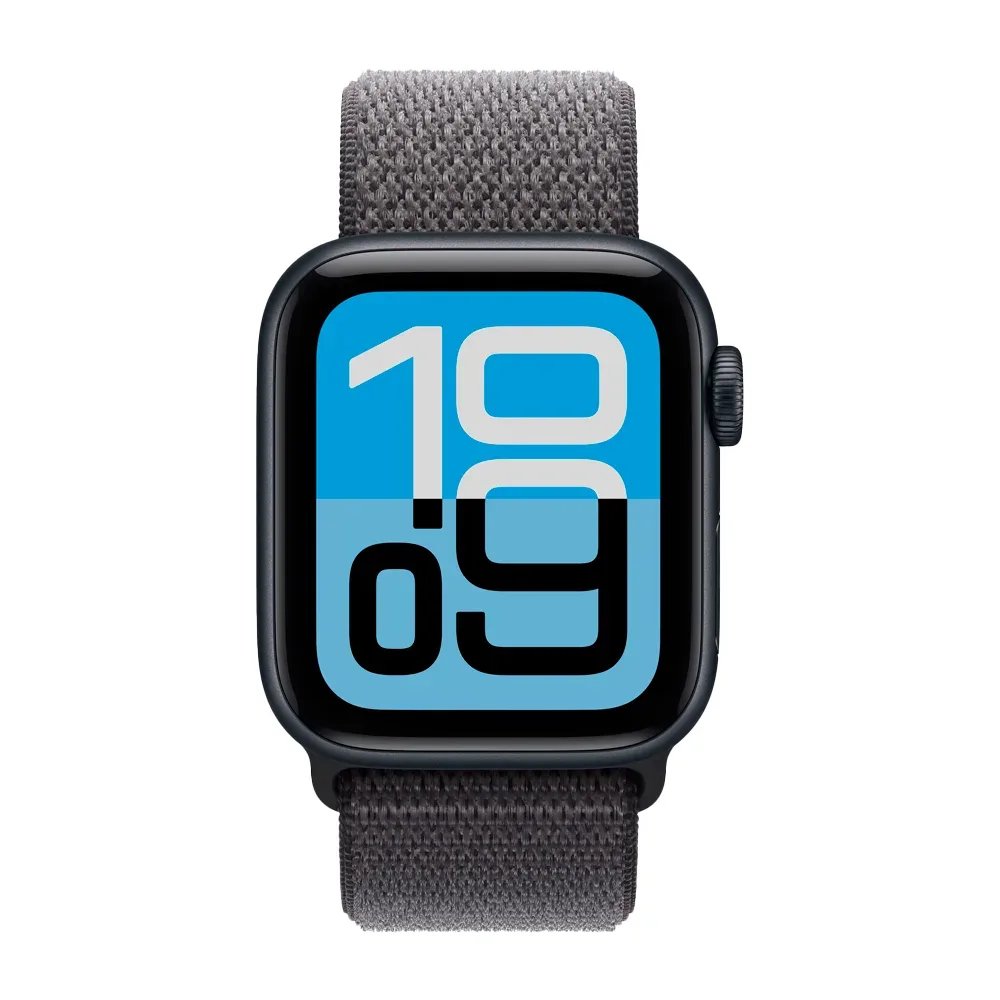 Умные часы Apple Watch SE 3 (2025) GPS, 40mm, Midnight Aluminium Case with Dark Gray Sport Loop