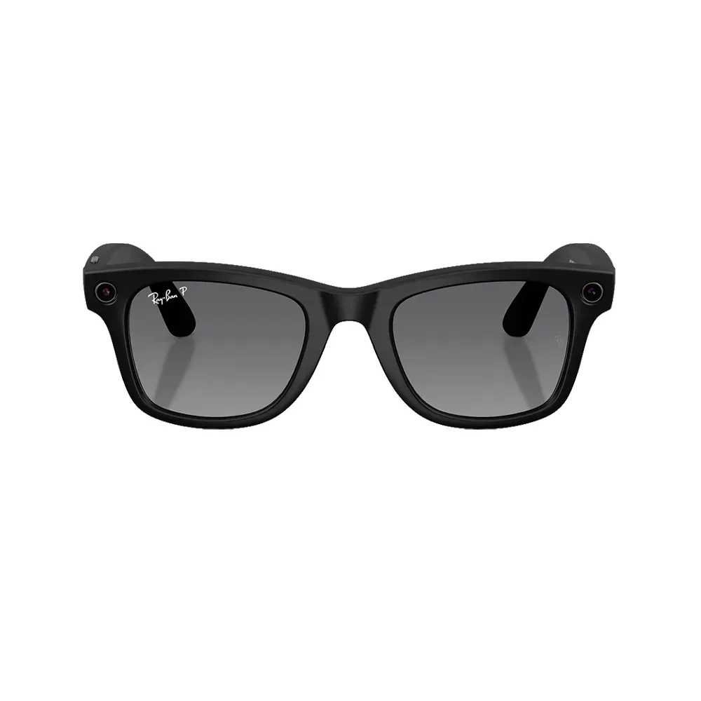Умные очки Ray-Ban Wayfarer Matte Black / Polar Gradient Graphite 150 - 50 (RW4006)