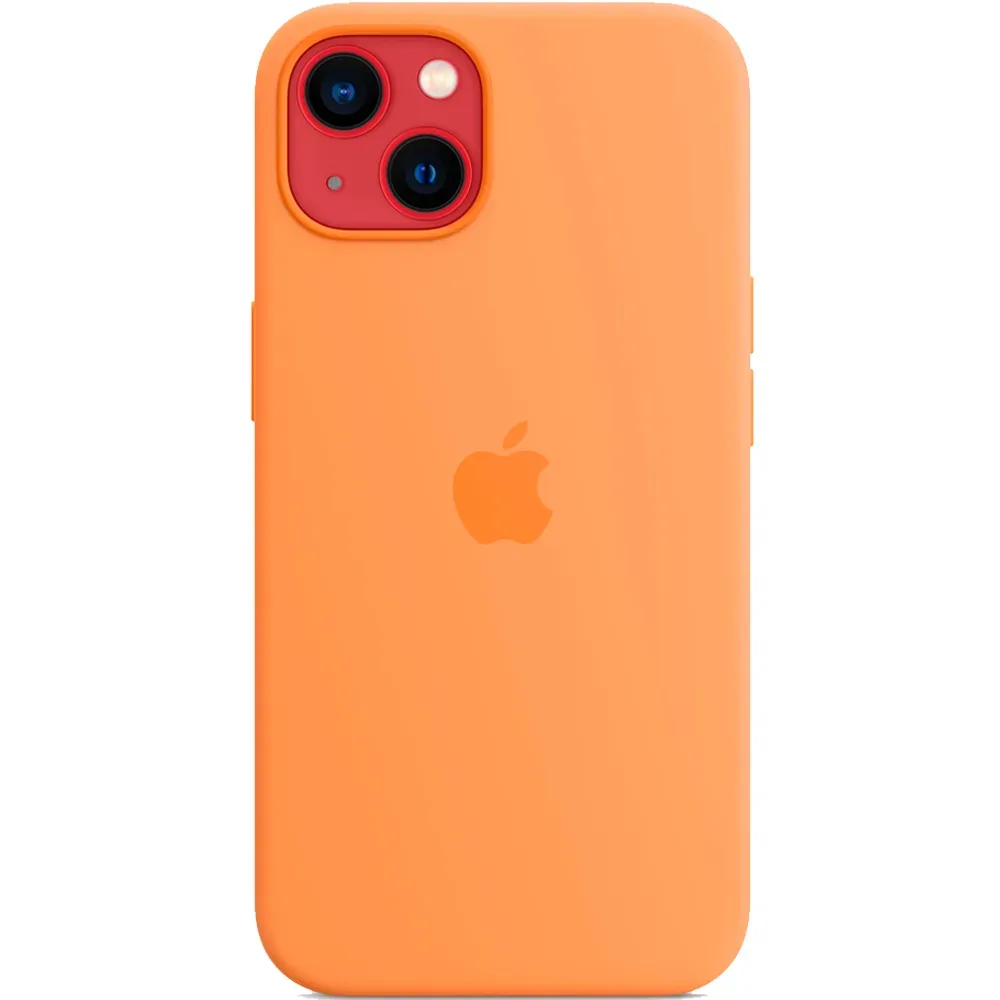 Силиконовый чехол с поддержкой MagSafe Apple Silicone Case для iPhone 13, Marigold (Весенняя мимоза)