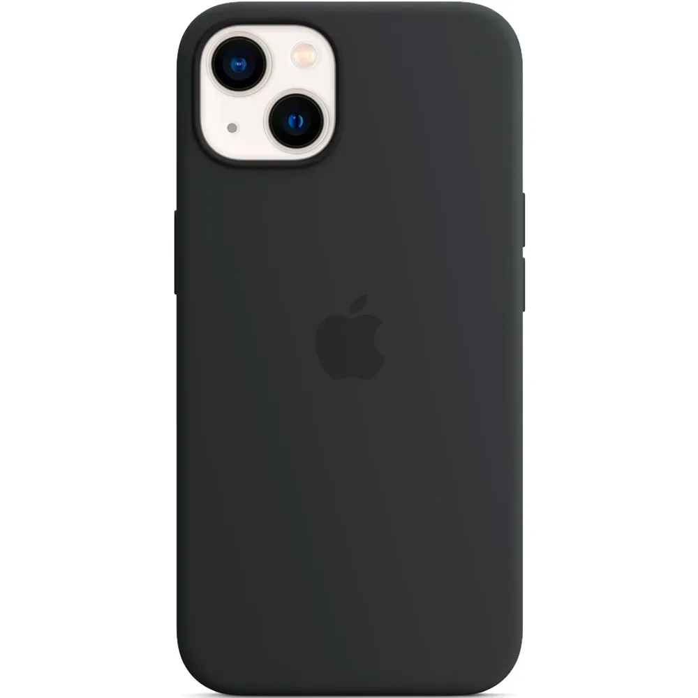 Силиконовый чехол с поддержкой MagSafe Apple Silicone Case для iPhone 13, Midnight (Темная ночь)