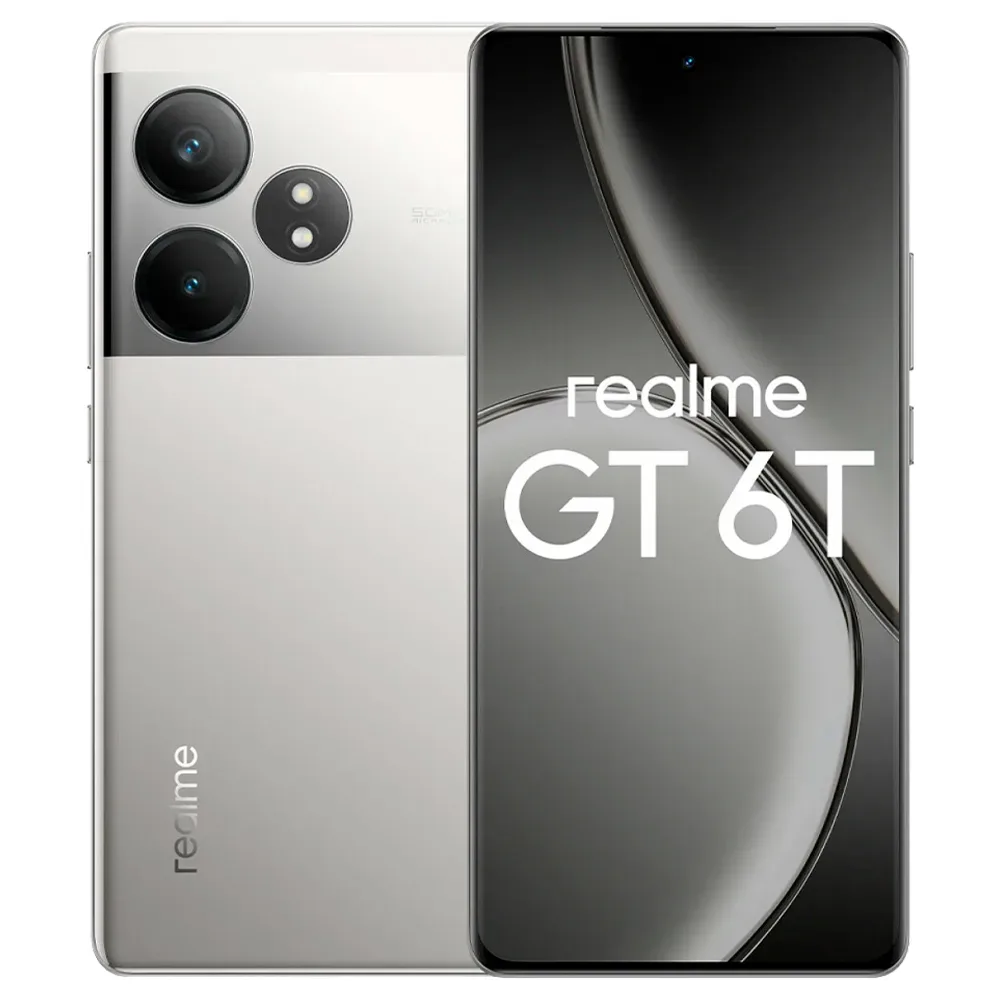 Смартфон Realme GT6T 8/256GB, Silver (Зеркальный серебристый)