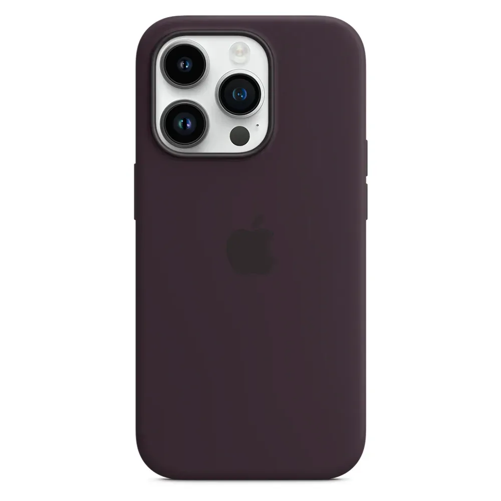 Силиконовый чехол с поддержкой MagSafe Apple Silicone Case для iPhone 14 Pro, Elderberry (Черничный)
