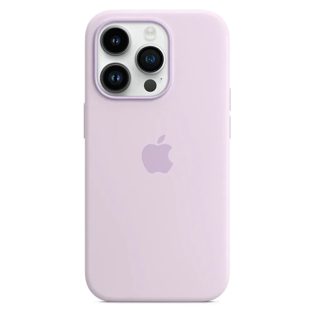 Силиконовый чехол с поддержкой MagSafe Apple Silicone Case для iPhone 14 Pro, Lilac (Сиреневый)