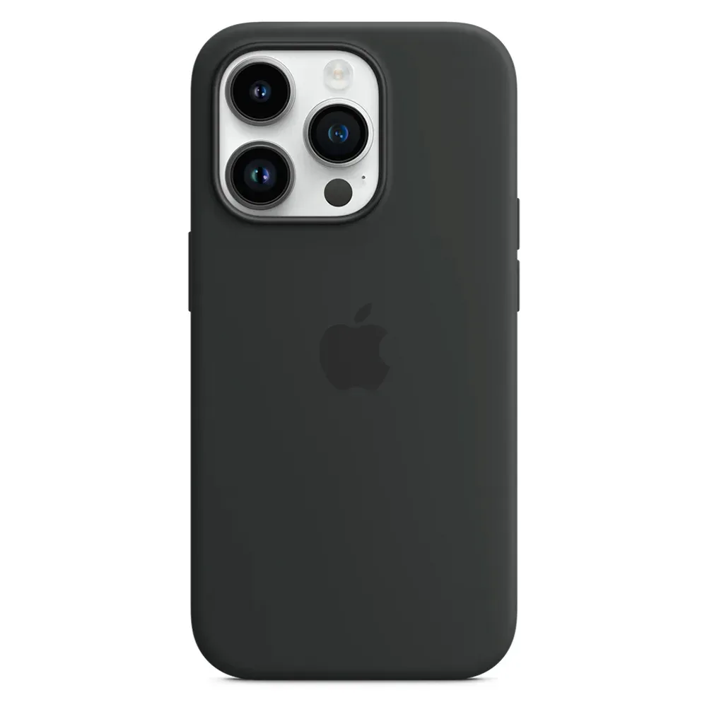 Силиконовый чехол с поддержкой MagSafe Apple Silicone Case для iPhone 14 Pro, Midnight (Темная ночь)