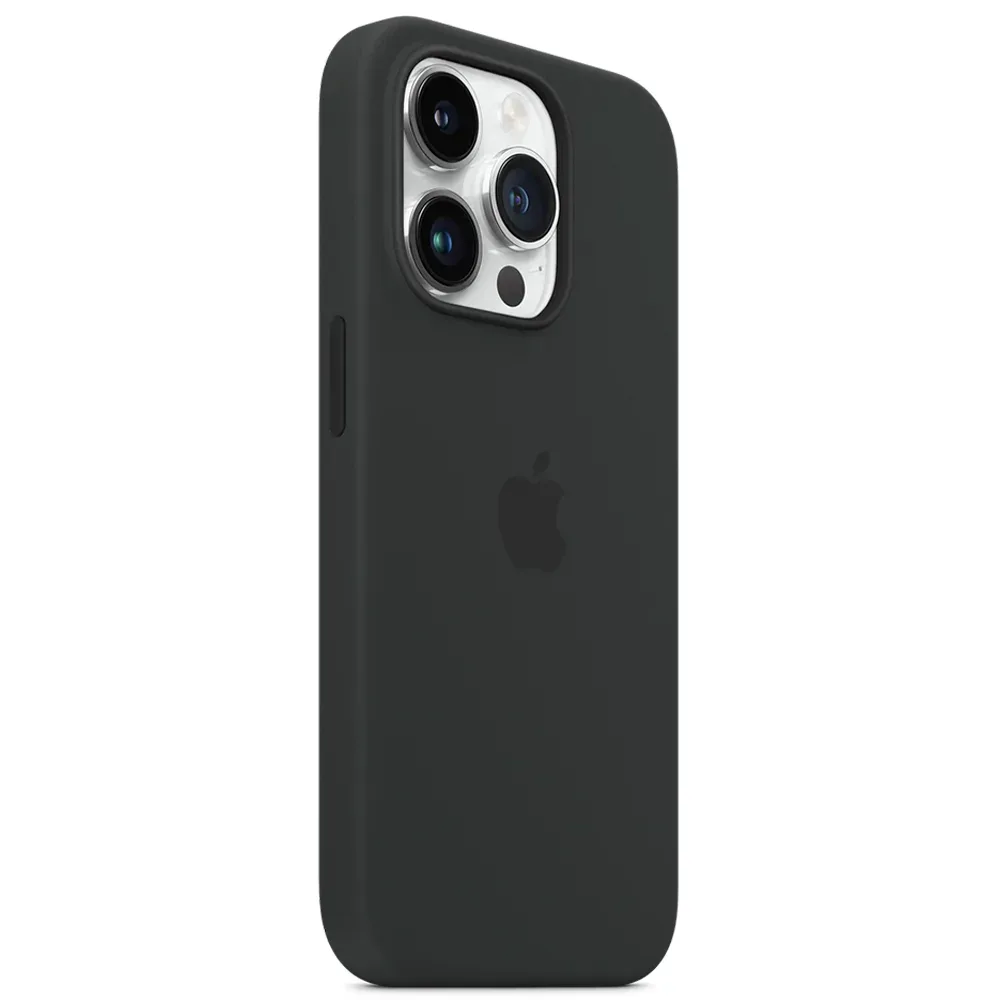 Силиконовый чехол с поддержкой MagSafe Apple Silicone Case для iPhone 14 Pro, Midnight (Темная ночь)