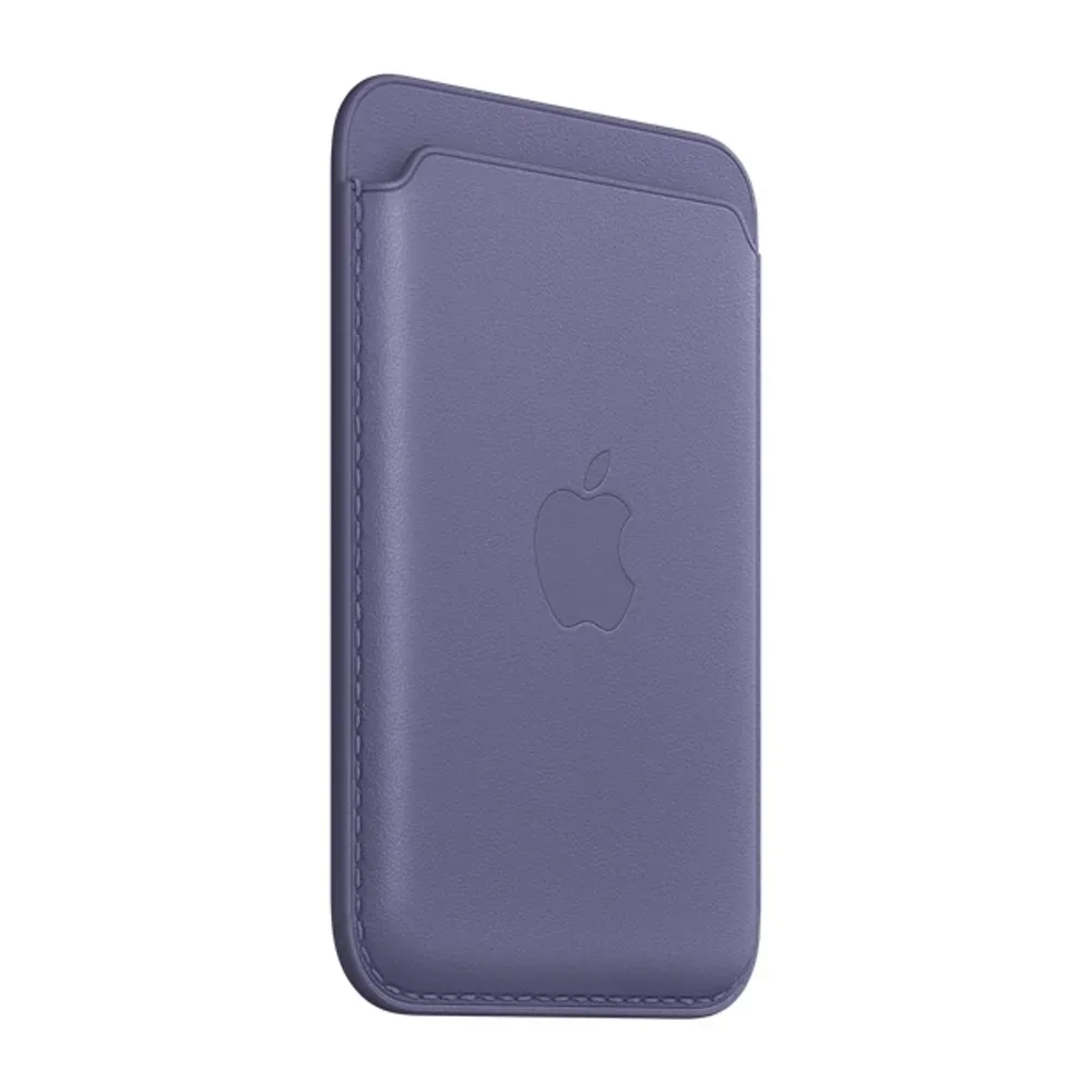Кожаный чехол-бумажник с поддержкой MagSafe Apple Leather Wallet, Lavender