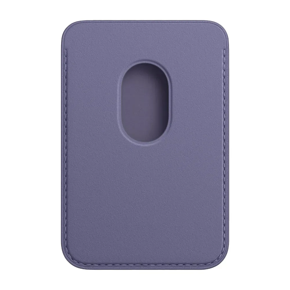 Кожаный чехол-бумажник с поддержкой MagSafe Apple Leather Wallet, Lavender